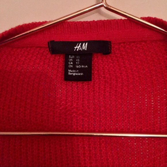 H&M Red Knit Cardigan - Picture 2 of 8